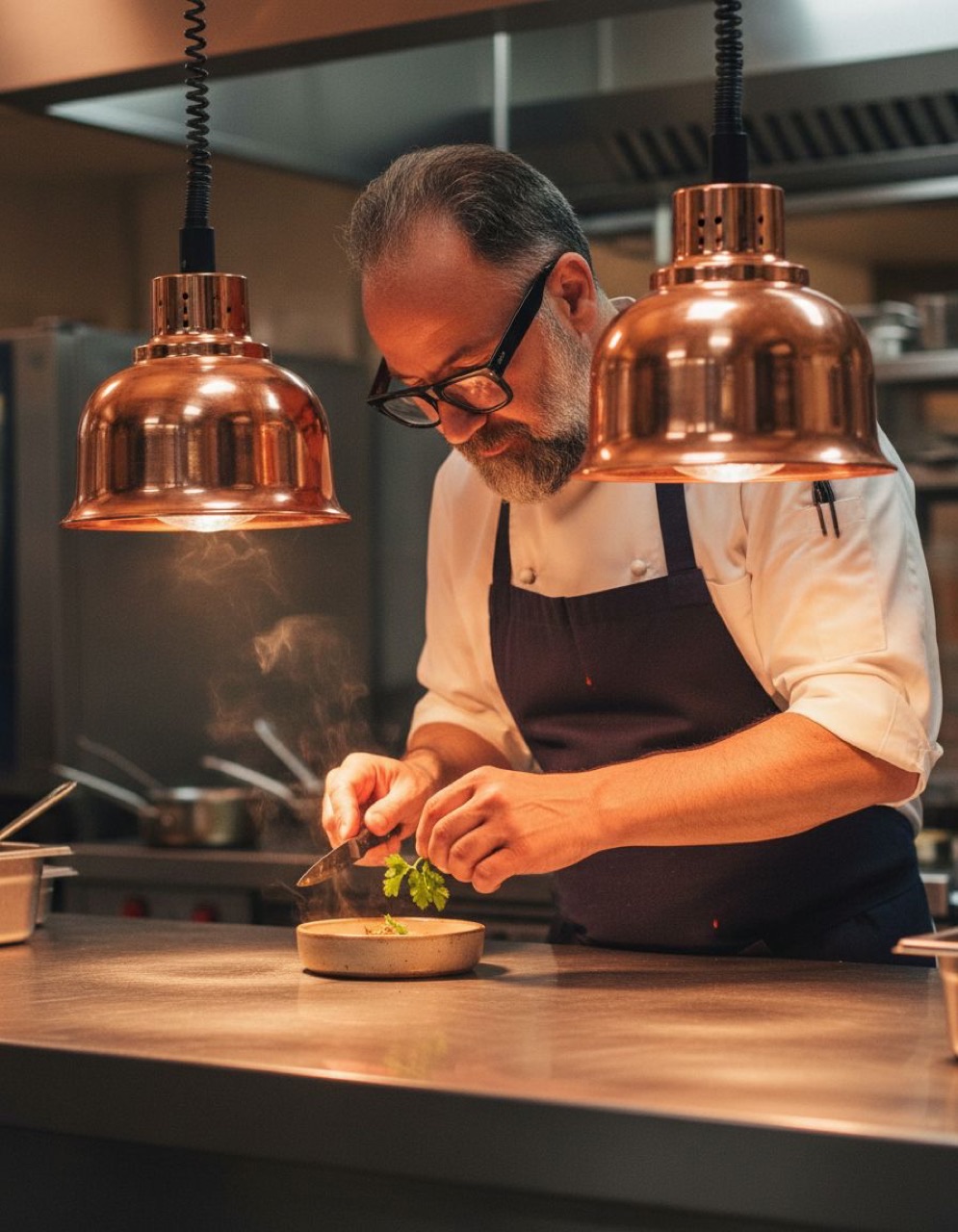 Our private chef in his Barcelona kitchen